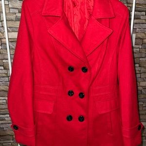 Red Peacoat